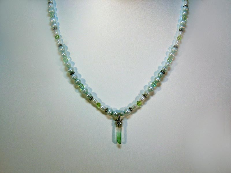 Bi-Color Tourmaline Necklace