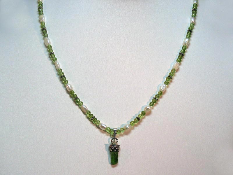 Green Tourmaline Necklace