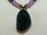 Black Druzy Quartz