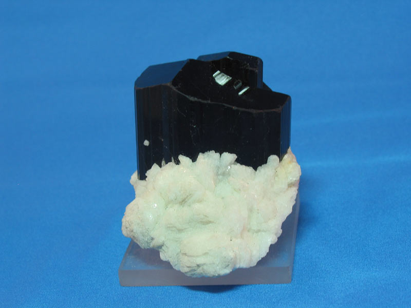 Tourmaline with Schorl on Cleavelandite