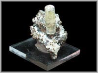 Calcite on Dolomite w/ Chalcopyrite