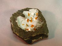 Gonnardite with Phillipsite and Calcite 
