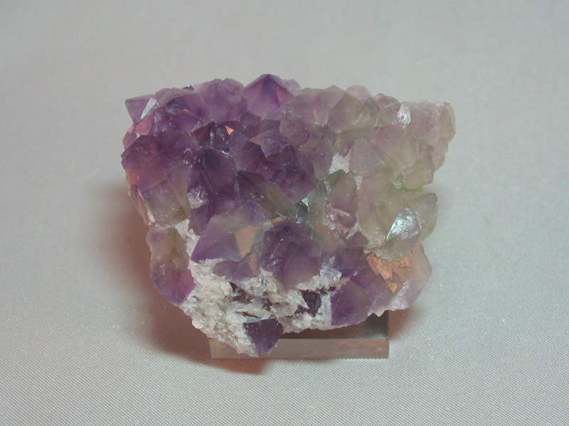Amethyst Quartz on Fluorite