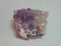 Amethyst Quartz on Fluorite