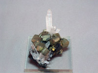 Quartz on Pyrite